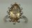 10 Karat White Gold Diamond Ring With Oval Citrene Stone