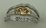 10 Karat White Gold 3 pcs Diamond Ring With Citrene Stone