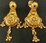 22 Karat Meenakari Filigree Hanging Earring