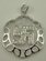 Sterling Silver Swastika Pendant with Cubic Zirconia