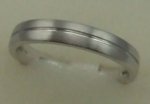 10 Karat White Gold Gents Plain Band-gold jewellery-Lotus Gold