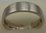 18 Karat White Gold Matt Finish Gents Plain Band