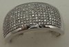 18 Karat White Gold with 0.75 Carat Diamond Band-diamonds-Lotus Gold