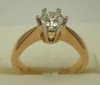 18 Karat Yellow Gold with 0.50 Carat Diamond 6 Claws Solitaire Ring-diamonds-Lotus Gold