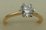 18 Karat Yellow Gold with 0.75 Carat Diamond 6 Claws Solitaire Ring