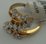 18 Karat Gold with 0.96 Carat Diamond Double Leaf Ring