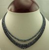 3 Strand Sapphire Necklace 45cm in Length-victorian jewellery-Lotus Gold