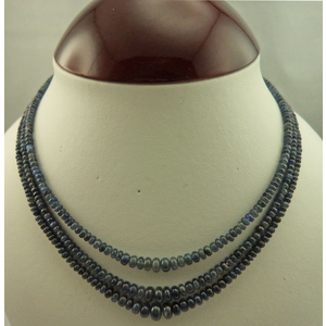 3 Strand Sapphire Necklace 45cm in Length