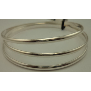 925 Sterling Silver 3 Pieces Plain Bangles