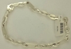 925 Sterling Silver Oval Link and Plate Bracelet -silver jewellery-Lotus Gold