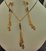 22 Karat Gold Chain Hanging Mangalsutra with Earring