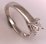 18 Karat White Gold with 0.75 Carat Diamond Princess Cut Solitaire Ring