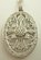 925 Sterling Silver Oval Shaped  Pendant with 0.33 Carat Diamonds