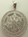 925 Sterling Silver Round Pendant with 0.25 Carat Diamonds