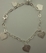 925 Sterling Silver Heart Charm Bracelet