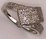 18 Karat White Gold with 0.42 Carat Diamonds Ladies Fancy Ring  