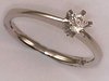 10 Karat White Gold with 0.20 Carat Diamond 6 Claws Solitaire Ring-diamonds-Lotus Gold