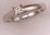 10 Karat White Gold with 0.25 Carat Diamond Princess Cut Solitaire Ring