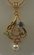 22Karat Gold 2 Tone Meenakari Fancy Pearl Hanging Pendant Set
