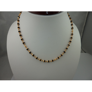 22Karat Gold Black Tulsi Mala