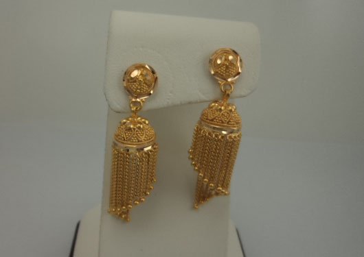 chain jhumka gold