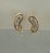 9Karat Yellow Gold with 0.24Carat Diamonds Fancy Hoops