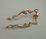 9Karat Rose Gold with 0.16Carat Diamonds Spiral Earrings