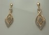 9Karat Yellow Gold with 0.24Carat Diamonds Kite Shaped Earrings-diamonds-Lotus Gold
