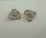 9Karat Yellow Gold with 0.37Carat Diamond Star Design Studs