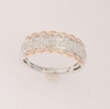 10K White and Rose Gold 0.50ct  Diamond Ring -diamonds-Lotus Gold