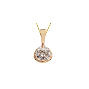 14Kt Yellow Gold 0.44ct Diamond Pendant