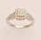10Kt White and Rose Gold 0.40ct Diamond Ring