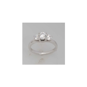 10Kt White Gold 1.5ct Diamond 3st Ring