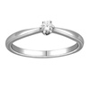 10Kt White Gold 0.10ct Diamond Solitaire Ring-diamonds-Lotus Gold