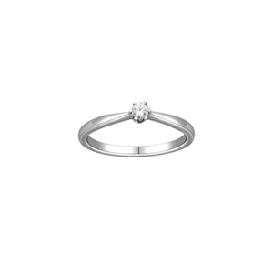 10Kt White Gold 0.10ct Diamond Solitaire Ring