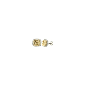 18Kt Yellow Gold 1.15ct Yellow Diamond Stud Earrings