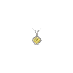 18Kt Yellow and White 0.79ct Diamond Cluster Pendant