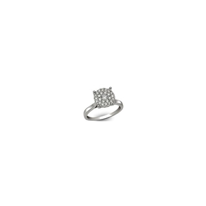 18Kt White Gold 0.50ct Diamond Cluster Ring