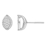 10Kt Yellow Gold 0.25ct Diamond Cluster Stud Earring-diamonds-Lotus Gold